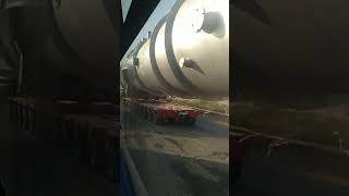 Jubail Big Vessel Transfer in road [upl. by Greenwald529]