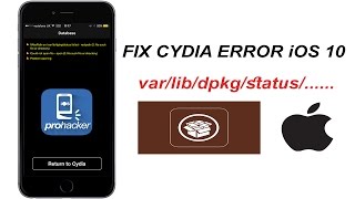 How to fix varlibdpkgstatus error iOS 1011 ALTERNATIVE WAY without mTerminal [upl. by Gwenn]