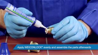 Weiconlock AN 30572 Liquid Gasket Pipe Sealant and Thread Locker [upl. by Meihar510]