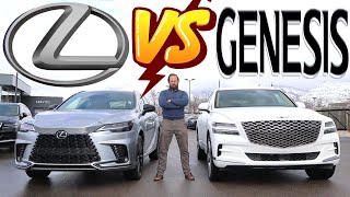 2024 Lexus RX 500h vs 2024 Genesis GV80 Which Luxury SUV Is Best [upl. by Pincus]