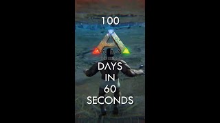 100 ARK Days in 60 Seconds [upl. by Nelag]