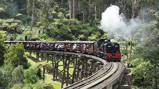 Australia 2023 Vol 12  Puffing Billy Ry 2 [upl. by Wimsatt232]