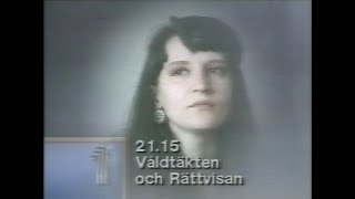 Våldtäkten Och Rättvisan SVT 19911027 [upl. by Cupo89]