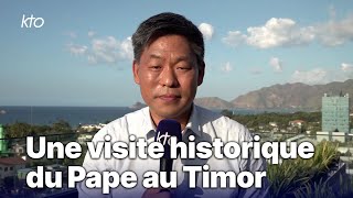 Une visite historique du Pape au Timor oriental [upl. by Anetta]