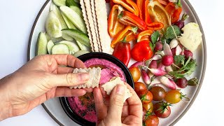 How To Make a Crudités Platter [upl. by Ulita70]