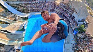 Jumping Off A RedBull High Diving Platform [upl. by Nosiddam]