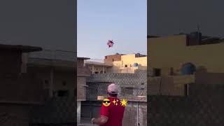 Kite flying scene movement top of roof rawalpindi basant 2024 scene ✨ [upl. by Moth491]