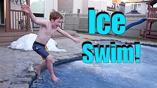 💦⛄ POLAR PLUNGE CHALLENGE ⛄💦  Ultimate First Swim of the Year  vlog e66 [upl. by Aiksas]