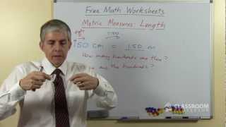 Teacher Math Lesson Metric Measures of Length [upl. by Ecirtak]