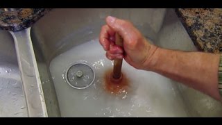 The Trick to Unclogging a Sink Drain Fast [upl. by Enileuqcaj]