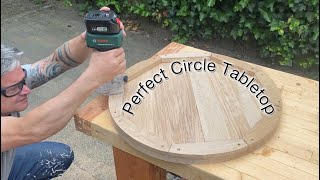 Outdoor Oak Tabletop  Woodworking [upl. by Emaj]