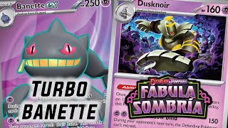 👻Banette ex El poder del item lock  Pokémon TCG Shrouded Fable  Fábula Sombría [upl. by Oicapot]