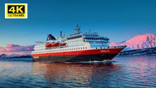 My Cruise with Hurtigruten MS Nordlys from Bergen to Ålesund Norway  Travel Guide 4K [upl. by Odraode]