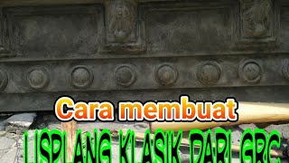 Cara Praktis Membuat Lisplang Motif Dari GRC [upl. by Itsyrk99]