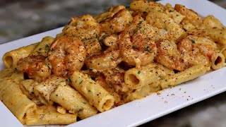 The Secret To Make A Delicious Creamy Shrimp Pasta Recipe  30 Minute Meal [upl. by Monahan144]