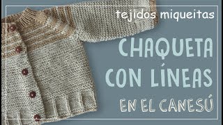 Tutorial para hacer una chaqueta con líneas en el canesú subtitles available [upl. by Ylelhsa]