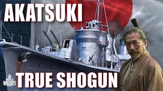 Akatsuki Fubuki Class Japanese IJN Destroyer World of Warships Wows DD [upl. by Vig]