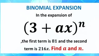 abn Binomial expansion A level maths paper 1 practice question wjecmathspaper1 grade12maths [upl. by Emina]