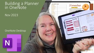 How to Build a linked planner in OneNote [upl. by Lilli]