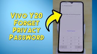 How to Reset App Lock Password in Vivo Y20 Vivo Y20G Vivo Y20i l Forget Privacy Password [upl. by Esirehc]