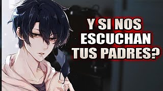 Tu novio romántico te ©hu4 las T3T4 con tus padres muy cerca 🥵 Asmr Roleplay 🔥M4F [upl. by Namlas668]