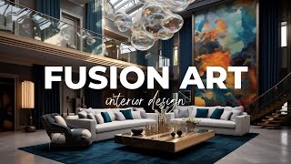 Modern Fusion Art Interior Design The Evolution Beyond Borders [upl. by Parish]