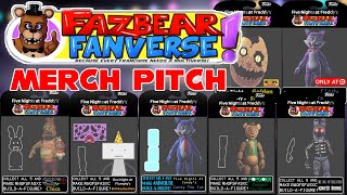 Fnaf Fazbear Fanverse Initiative Merch Pitch [upl. by Annahavas]