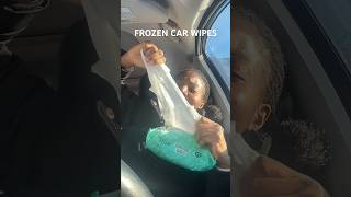 WIPES GET FROZEN IN 7• WEATHER thisiscanada shorts [upl. by Aehsila]