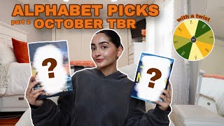 alphabet picks my tbr for october with a twist 🍁🤎  part 2 [upl. by Eelyak666]