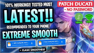 Latest Config ML Anti Lag Extreme Smooth 120FPS  Ping Speed Patch Navigator  Mobile Legends [upl. by Amir899]