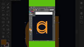 aa Letters Logo Design shorts adobe shortsfeed viral shortvideo [upl. by Uhile]