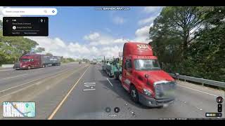 Interstate 10 Baton Rouge LA westbound [upl. by Cummine]