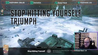 Destiny 2 Stop Hitting Yourself Triumph  Garden of Salvation  Boss Encounter [upl. by Sheree255]