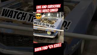 Check out this Barn Find ‘69 z28 at mcacn mcacn barnfind z28 carsofyoutube fyp [upl. by Nsaj470]