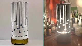 Don’t throw away PVC Make a simple table lamp at home using PVC pipes [upl. by Inahteb]