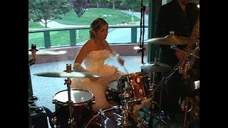 Suzanne Morissette Wedding Dress Drum Solo  WatchDODO [upl. by Ly]