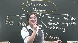 ❓How to score full in Extract based questions  English Literature 🏆 CBSE Boards ✅ [upl. by Siramad]