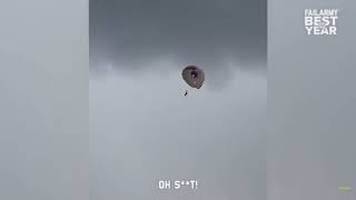 Parasailer stuck in storm [upl. by Dnomasor767]