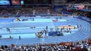 4x400m Relay Women Final  USA Wins Gold  World Indoor Championships Sopot 2014 [upl. by Mildred]