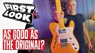 Fender 72 American Vintage II Telecaster Thinline Demo  First Look [upl. by Inuat834]