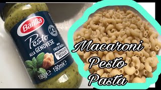 How to cook Macaroni with Barilla Pesto Alla Genovese Aloja’s Diary [upl. by Egdirdle]