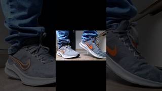 Tênis Nike Downshifter 11 Cinza e Laranja  On Feet [upl. by Zsuedat]