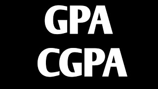 GPA ও CGPA এর মধ্যে পার্থক্য। GPA vs CGPA। জিপিএ এবং সিজিপিএ এর মধ্যে পার্থক্য।GPA Bonam CGPA । [upl. by Balliett]