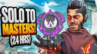 Solo to Masters in 24 Hours Mirage ONLY Apex Legends speed run [upl. by Hobbie]