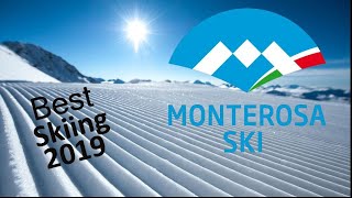 Best Skiing 2019 Monterosa Ski Italy [upl. by Mallina]