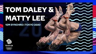 OLYMPIC CHAMPIONS Tom Daley amp Matty Lees GOLDEN DIVE  Tokyo 2020 Olympic Games  Medal Moments [upl. by Tracy908]