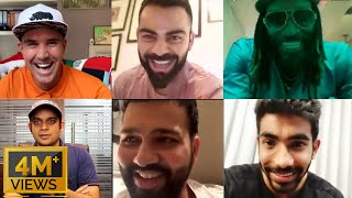 Video call with Virat Kohli Rohit Sharma Kevin Peterson Gayle amp Bumrah  Covert Indian Edits [upl. by Lanam]