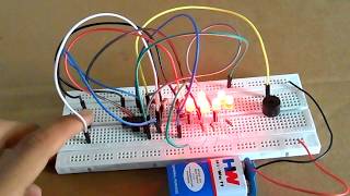 Electronic dice using CD4060B IC [upl. by Ailati542]