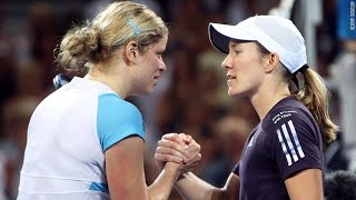 【50fps】Kim Clijsters v Justine Henin  Brisbane 2010 Final Highlights [upl. by Gnik857]