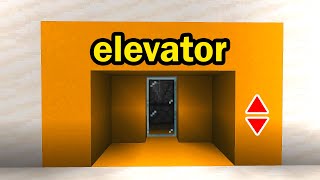 Minecraft  How to make working elevator [upl. by Avis]